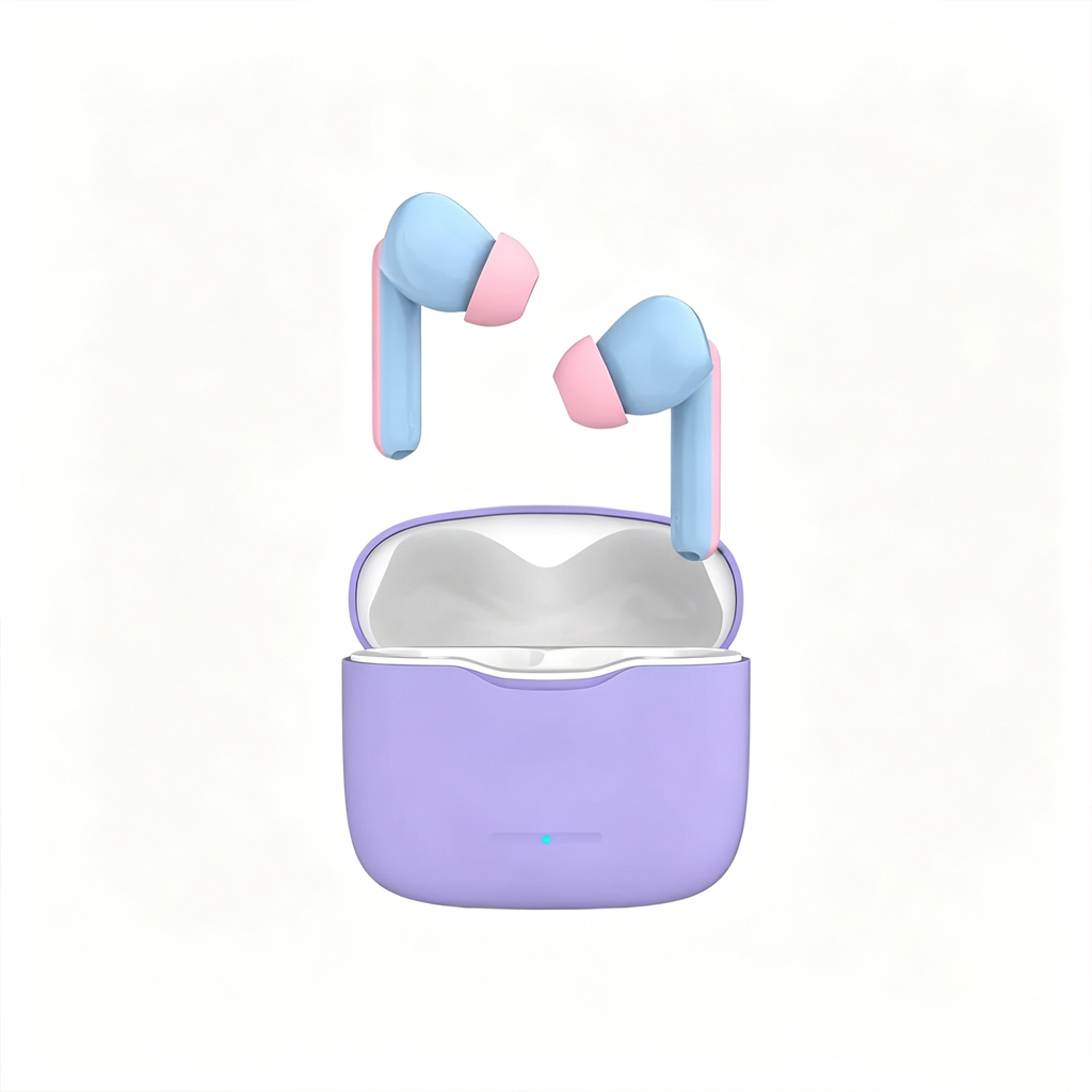 Kids True Wireless Bluetooth Earbuds 85dB Volume‑Limited Secure Fit USB‑C Charging