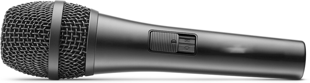 Metal‑Body Dynamic Vocal Microphone with Mute Switch for Stage & Podcast