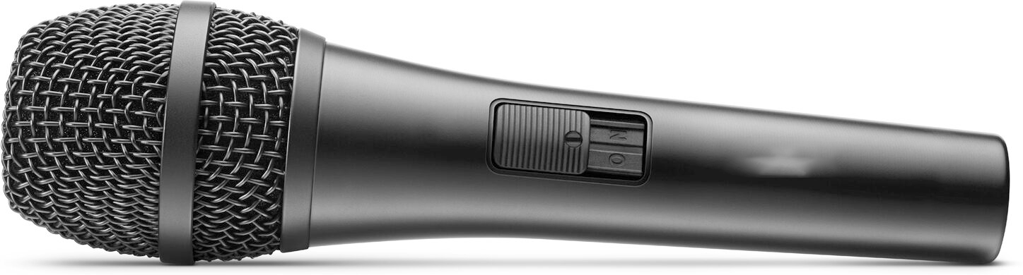 Metal‑Body Dynamic Vocal Microphone with Mute Switch for Stage & Podcast